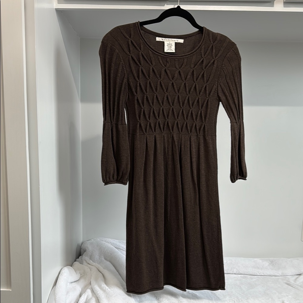 Max Studio Brown Sweater Dress - Size SMALL
